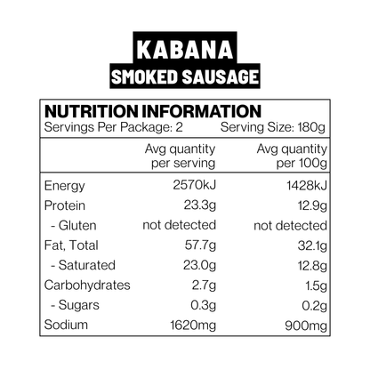 Kabana - Smoked Sausage
