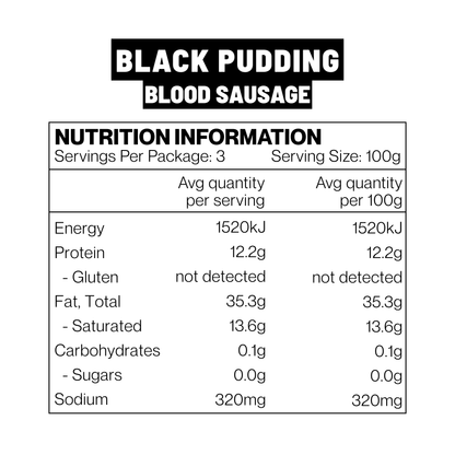 Black Pudding Sausage