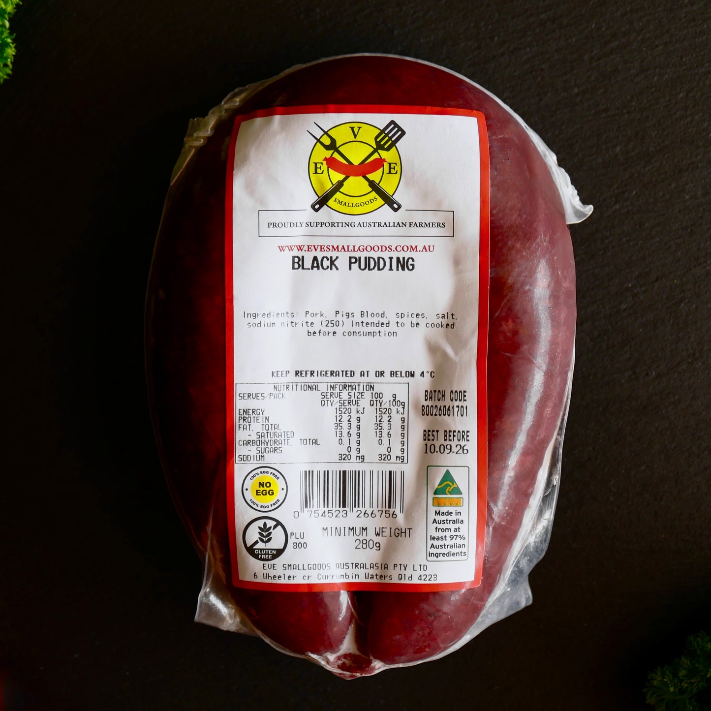 BLACK PUDDING SAUSAGE