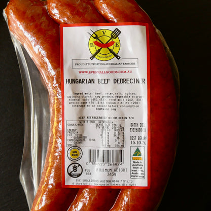 HUNGARIAN DEBRECINER BEEF SAUSAGE