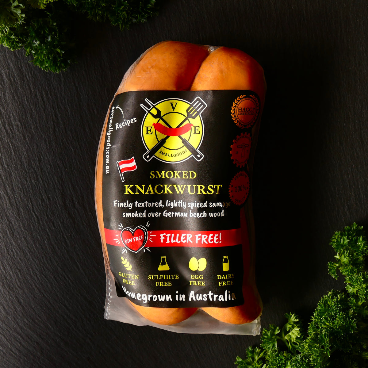 SMOKED KNACKWURST SAUSAGE