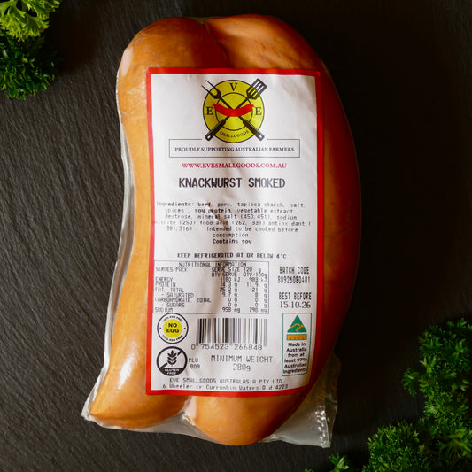 SMOKED KNACKWURST SAUSAGE