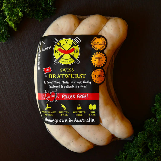 SWISS BRATWURST SAUSAGE