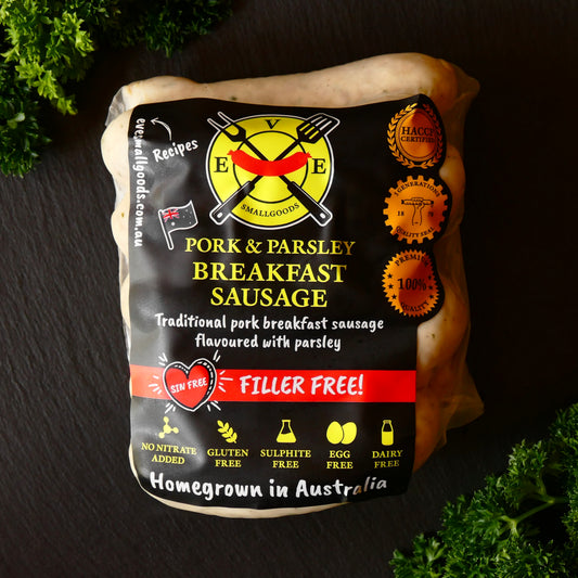 PORK & PARSLEY BREAKFAST SAUSAGE