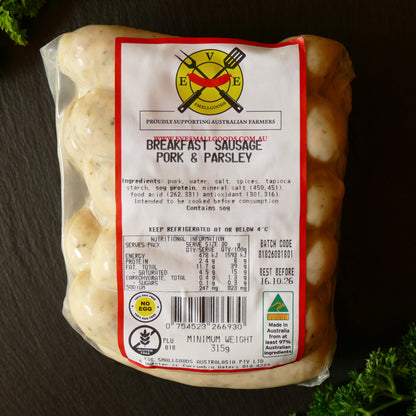 PORK & PARSLEY BREAKFAST SAUSAGE
