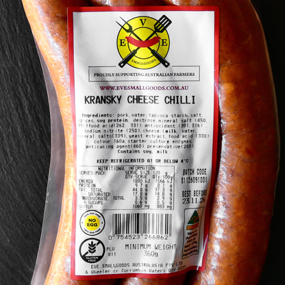CHILLI CHEESE SMOKED KRANSKY