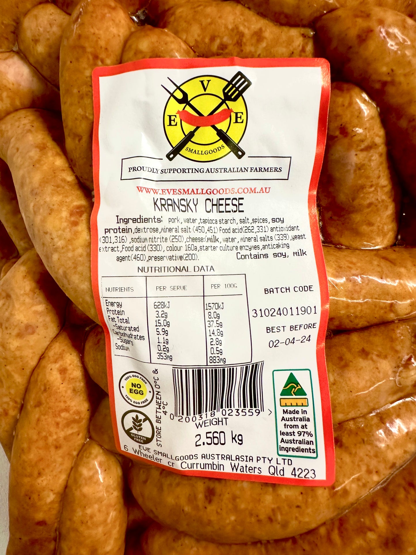 Kransky - Cheese Smoked Sausage