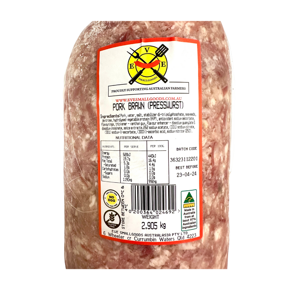 Pork Brawn (340g) – Eve Smallgoods