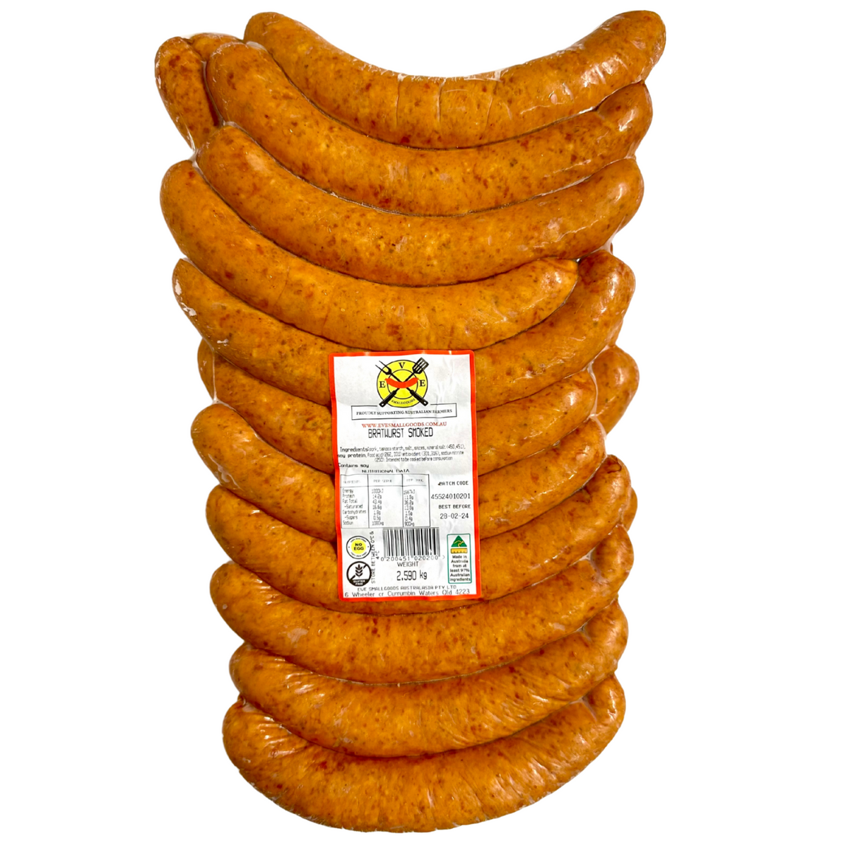 SMOKED BRATWURST SAUSAGE
